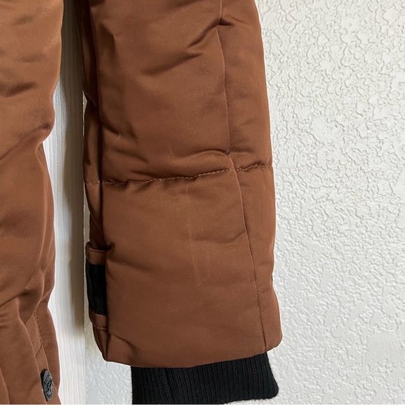 Arctic Expedition Down Parka With Side Snaps in the Color Dark Roast - Picture 15 of 16